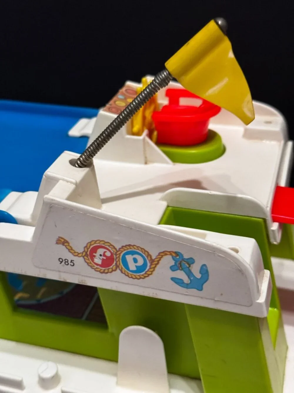 Fisher Price Toy Adventure Series Play Family Houseboat 985, Vintage Circa 1970s